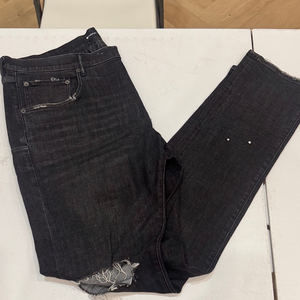 Classic Black Slim Straight Men's Jeans